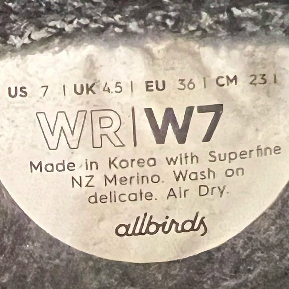 Allbirds Gray Wool Sneakers - Picture 3 of 7